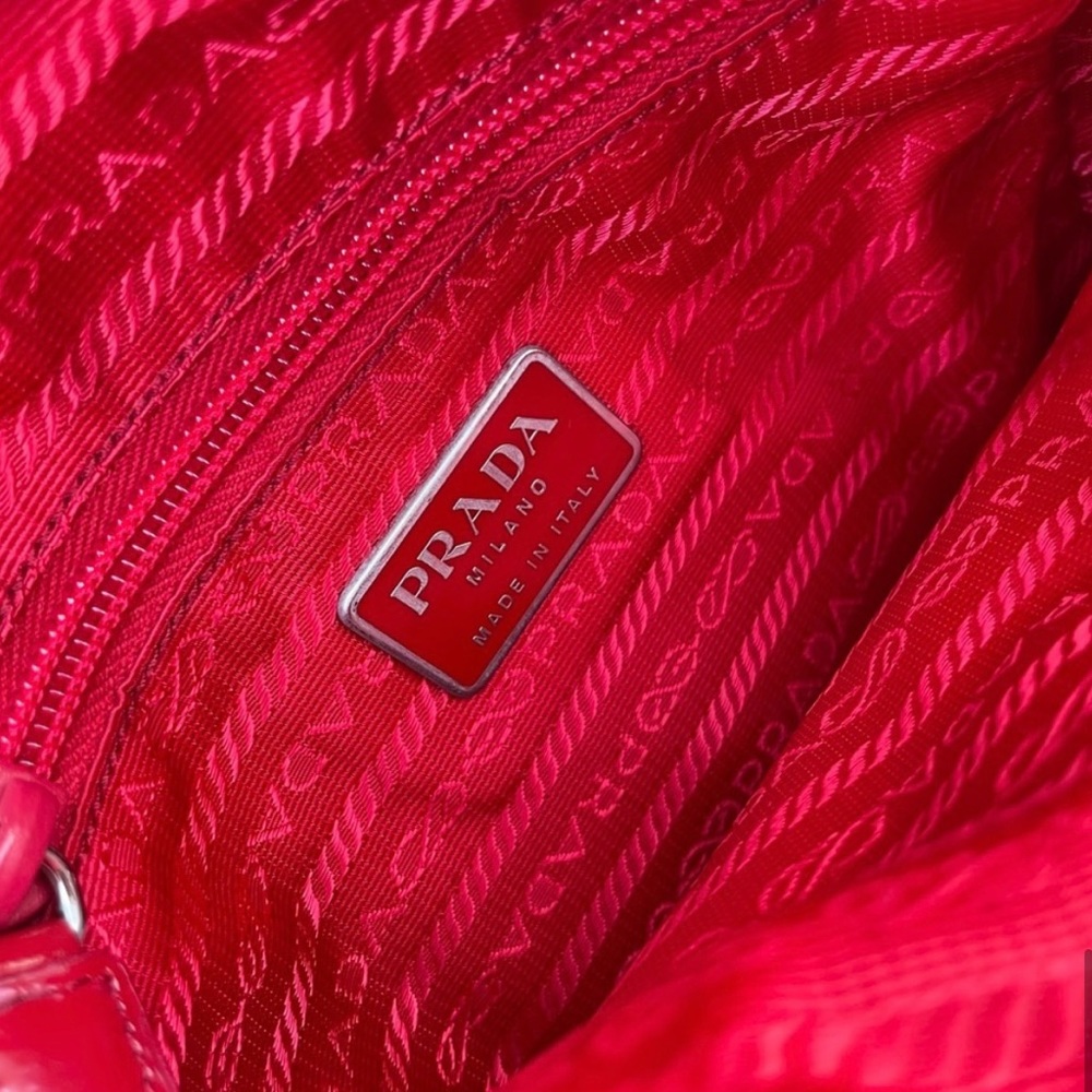 Authentic Y2K Prada Canapa BiColor Crossbody with dust bag and Auth. Card - Picture 10 of 16